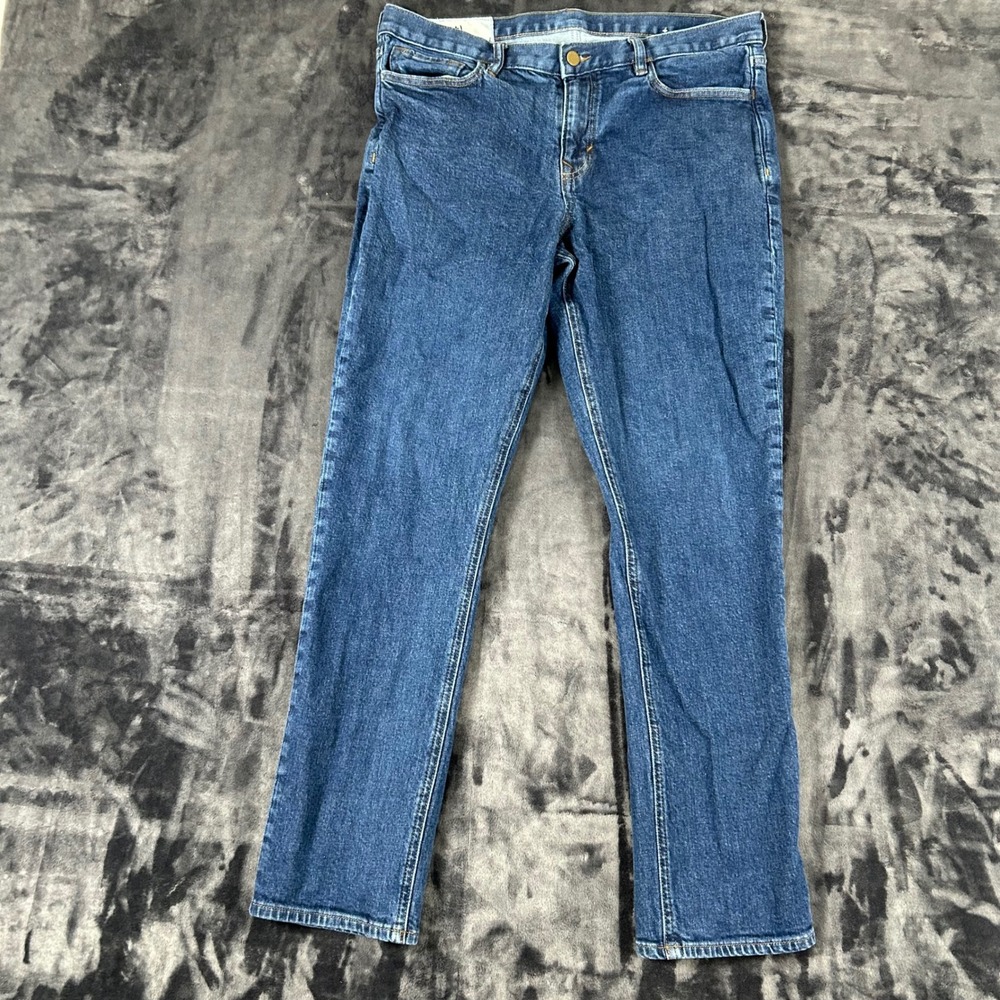 Banana‎ Republic Slim Fit Jeans Mens 35x32 Blue Medium Wash Denim Pants